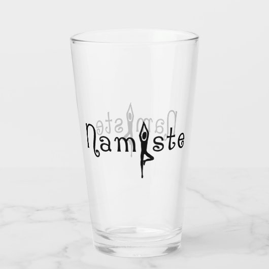 Namaste Glas (Achterkant)