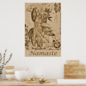Namaste Goddesses Lithograaf 24 x 36-inch Poster (Keuken)