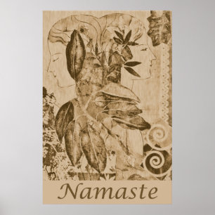 Namaste Goddesses Lithograaf 24 x 36-inch Poster