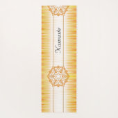 Namaste gold mandala yoga mat (Achterkant)