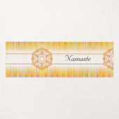 Namaste gold mandala yoga mat (Voorkant (horizontaal))