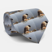 Namaste Goose bows head, Natuur, Wildlife, Vogels Stropdas (Opgerold)