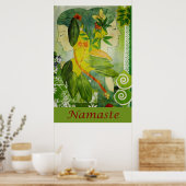 Namaste Green Goddesses 24-inch x 36-inch Poster (Keuken)