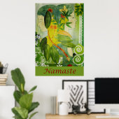 Namaste Green Goddesses 24-inch x 36-inch Poster (Thuiskantoor)