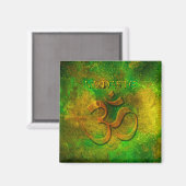 Namaste Green Gold Magnet (Voorkant / Achterkant)