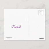 Namaste Greeting Briefkaart (Achterkant)