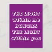 Namaste Greeting Briefkaart (Voorkant)