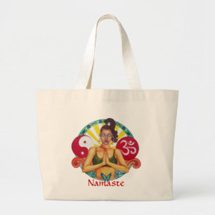 Namaste Grote Tote Bag