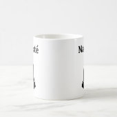 Namasté handen samen begroeting symbool koffie mok (Center)