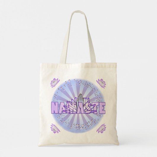 Namaste Hands Canvas tas (Achterkant)