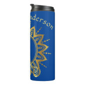 Namaste Hands Reis waterfles Thermosbeker (Geroteerd rechts)