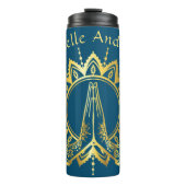 Namaste Hands Travel Mug Thermosbeker (Voorkant)