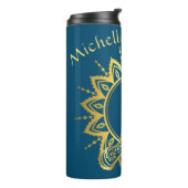 Namaste Hands Travel Mug Thermosbeker (Gedraaid links)