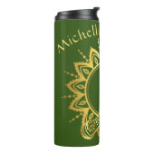 Namaste Hands Travel Mug Thermosbeker (Gedraaid links)