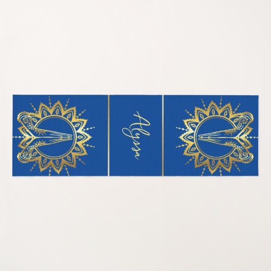 Namaste Hands Yoga Mat (Voorkant (horizontaal))