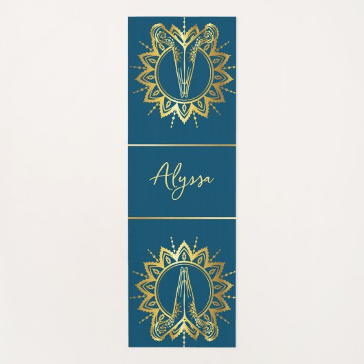 Namaste Hands Yoga Mat (Voorkant)