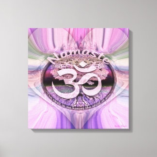 Namaste Heart Canvas Afdruk