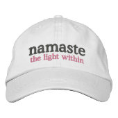 Namaste het licht binnenin pet (Voorkant)