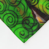 Namaste' het licht in mij vereert het licht fleece deken (Hoek)