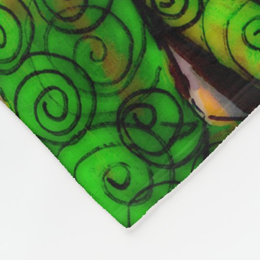 Namaste' het licht in mij vereert het licht fleece deken (Hoek)