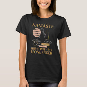 Namaste Home met Mijn Leonberger Gezegden Dog Quot T-shirt