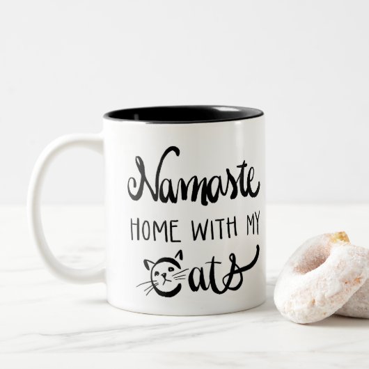 Namaste Home met Mijn Mok Katten (Met donut)