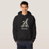 Namaste Hond Yoga Hoodie (Voorkant volledig)