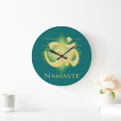 Namaste - Ik buig voor je (in groen) Grote Klok (Huis)