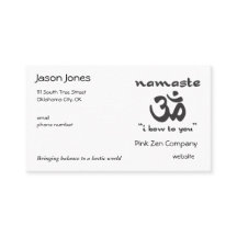 Namaste - Ik buig voor je (in het zwart)