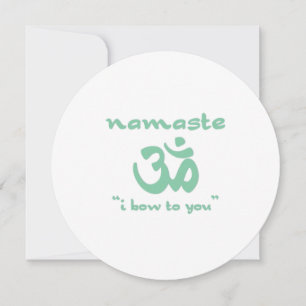 Namaste - Ik buig voor je. Kaart
