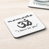 Namaste - Ik ga naar je toe Drankjes Onderzetter (Linkerzijde)