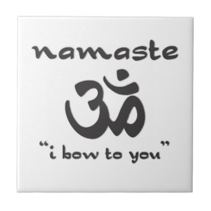 Namaste - Ik ga naar je toe Tegeltje