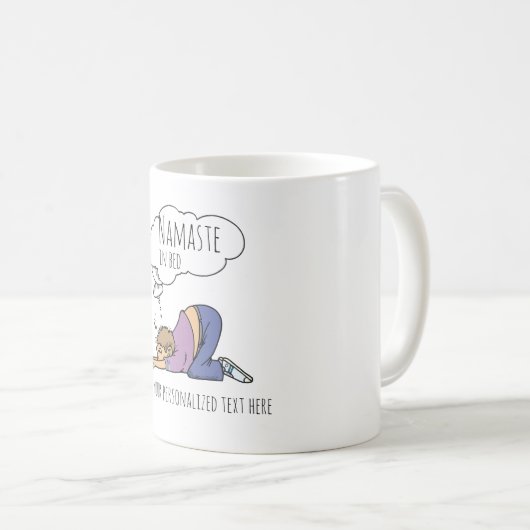 NAMASTE IN BED Grappige yoga MOK voor mannen geper (Voorkant rechts)