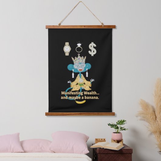 Namaste In Bed Hangend Wandkleed (Slaapkamer)