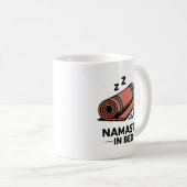Namaste in Bed Mug – Funny Yoga & Self-Care Gift Koffiemok (Voorkant rechts)