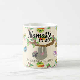 NAMASTE IN BED Schattige LUIAARD Yoga MOK Geperson