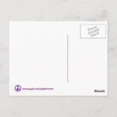 Namaste in het Engels en Hindi Script Briefkaart (Achterkant)