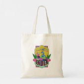 Namaste India Pauw Tote Tas (Achterkant)