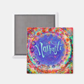 Namaste  Inspirerend Fun Trendy Magnet (Voorkant / Achterkant)