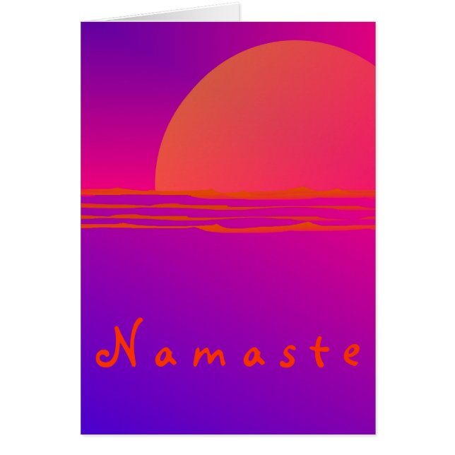 Namaste kaart (Voorkant)