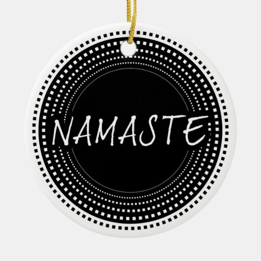 Namaste Keramisch Ornament (Voorkant)