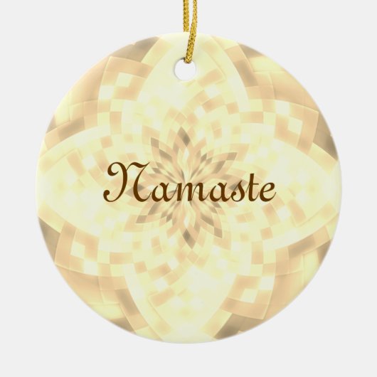 Namaste Keramisch Ornament (Voorkant)