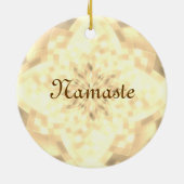 Namaste Keramisch Ornament (Achterkant)