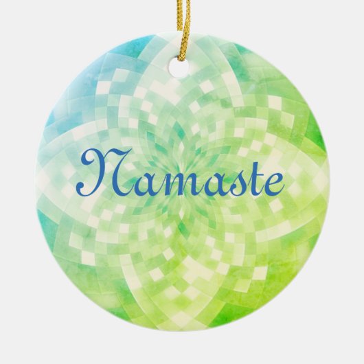 Namaste Keramisch Ornament (Voorkant)