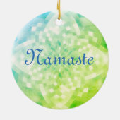 Namaste Keramisch Ornament (Achterkant)