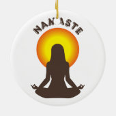 Namaste Keramisch Ornament (Achterkant)