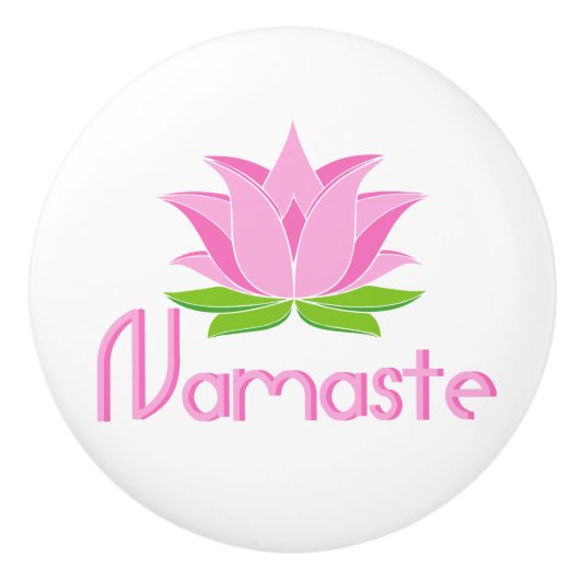 Namaste Keramische Knop (Voorkant)