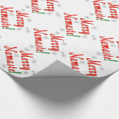 Namaste kerst cadeaupapier (Hoek)