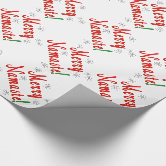 Namaste kerst cadeaupapier (Hoek)