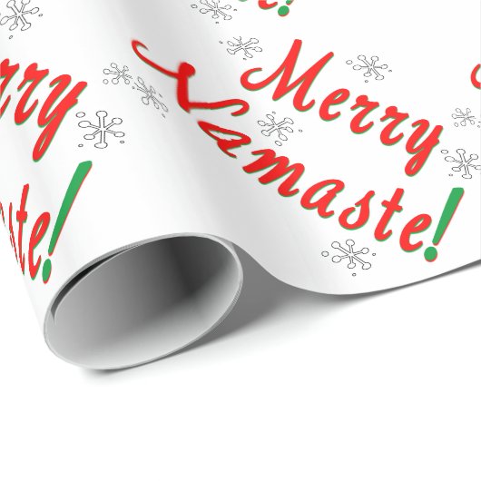 Namaste kerst cadeaupapier (Rol Hoek)